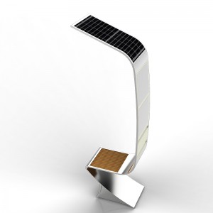 Legnépszerűbb intelligens Solar utcai reklámfa bútorokkal berendezett pad, fém kerettel